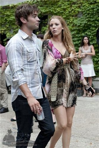  Chace and Blake ON SET 14th JULY
