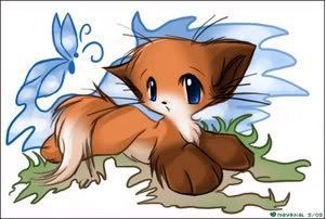  chibi rubah, fox