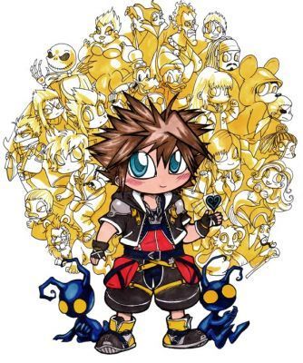  Чиби Kingdom Hearts