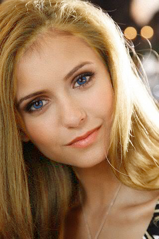  Elena with blonde hair