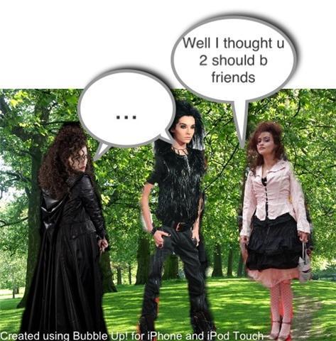  Helena introduces Bill Kaulitz to Bellatrix