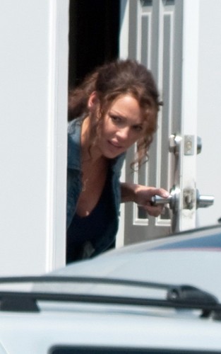  Katherine Heigl on the set of "One For the Money"