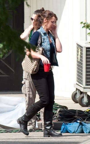  Katherine Heigl on the set of "One For the Money"