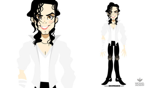  MJ desenhos animados