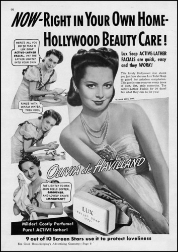  Vintage Ad: Olivia de havilland