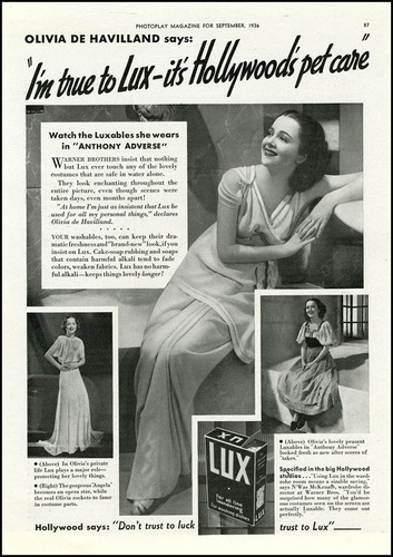 Vintage Ad: Olivia de havilland