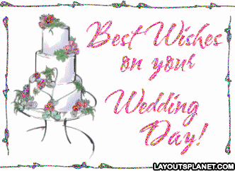 Wedding wishes to you both <3