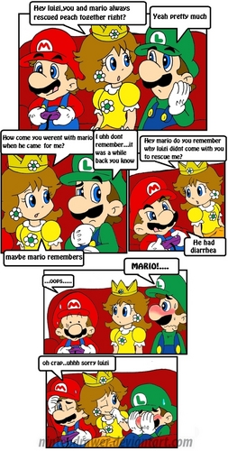  madeliefje, daisy and luigi and mario