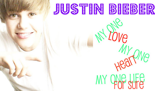  justin bieber - one time i made thiss =) <3