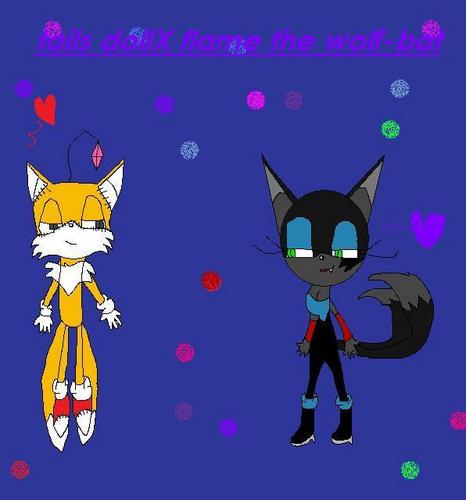  tails doll and flame together(?)