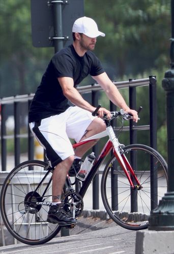  Justin riding his bicycle in NY