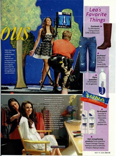  Lea Michele - 별, 스타 Magazine May 2010
