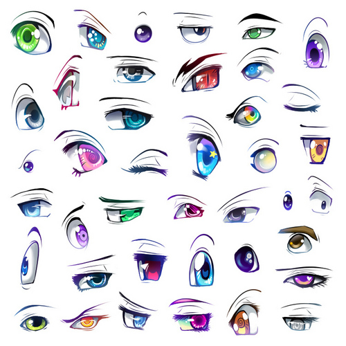  zaidi anime eyes