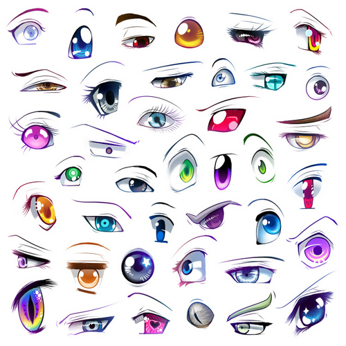 More anime eyes