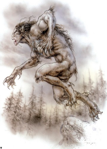  manusia serigala oleh Luis Royo