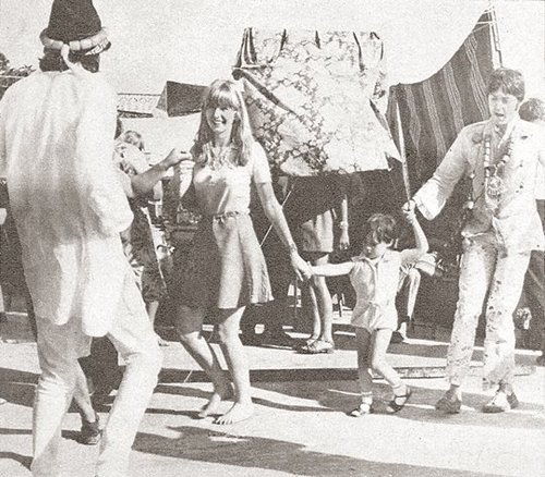  Julian with Jane Asher and Paul McCartney in Greece, 1967