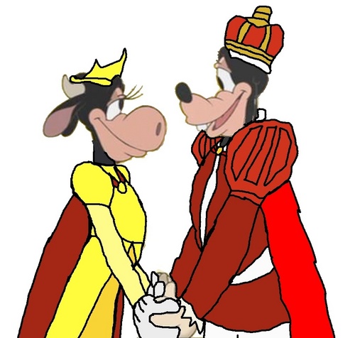  Prince Goofy and Princess Clarabelle