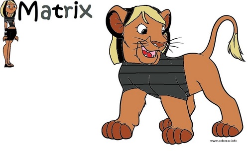 Request for izzysawesome: Matrix as a lion