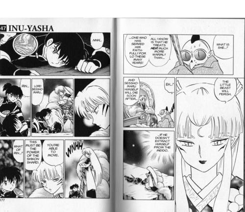  Sesshomaru, Rin and Kohaku, manga volume 47