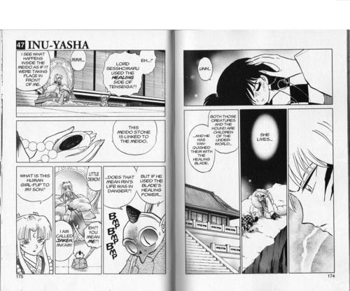  Sesshomaru, Rin and Kohaku, Manga volume 47
