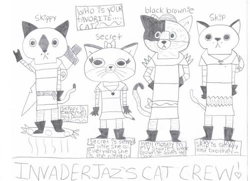  invaderjaz's cat crew