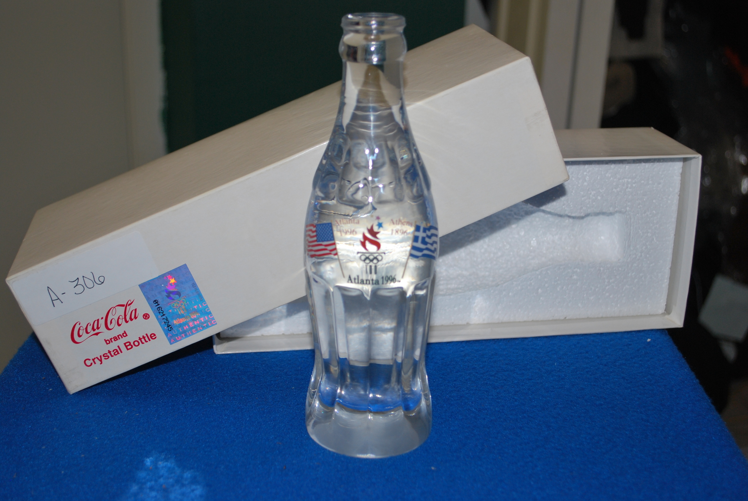 Crystal Coke Bottle olympics 1996