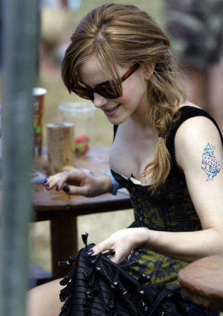  Emma Watson at Glastonbury Festival