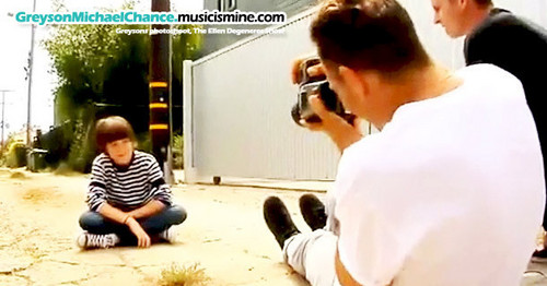 Greyson and the Photo Shoots