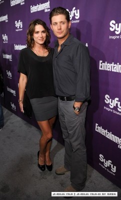  Jensen and Danneel attent EW and Syfy party to celebrate Comic-Con -- 24 Jul