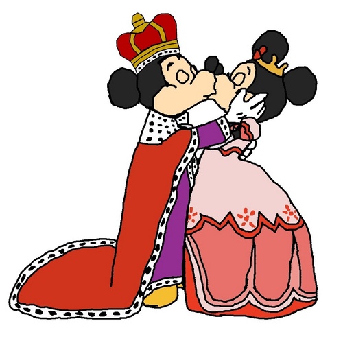  King Mickey & queen Minnie