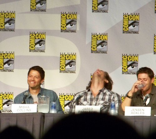 Supernatural Cast at the Comic Con