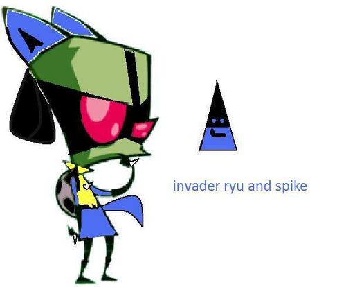  invader ryu and spike