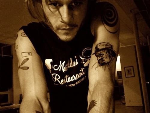  Heath's tattoos <3