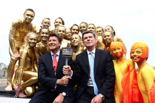  लंडन 2012 Olympic Torch Relay Photocall (May 26)
