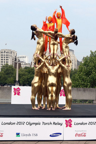  लंडन 2012 Olympic Torch Relay Photocall (May 26)