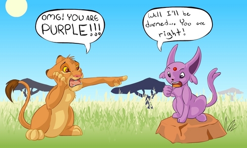 OMG you are PURPLE