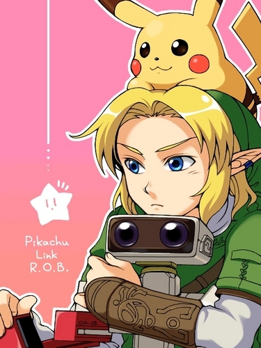 Pikachu, Link and Rob