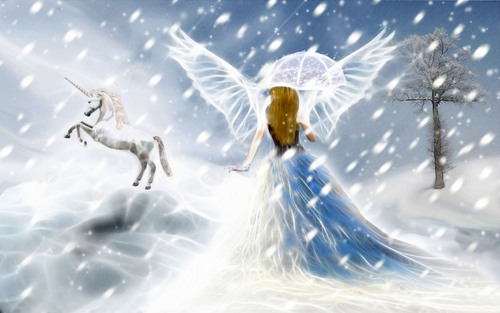  ángel And Unicorn