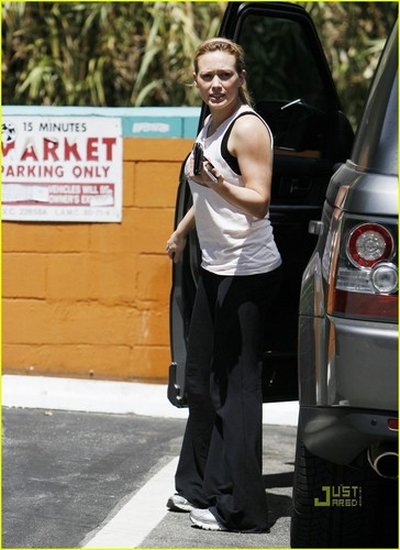  Hilary out in West Hollywood