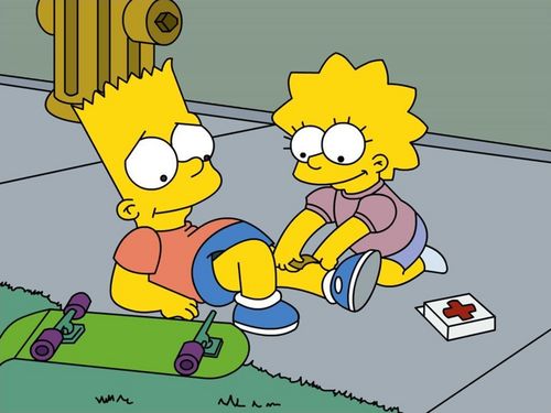 Lisa and Bart