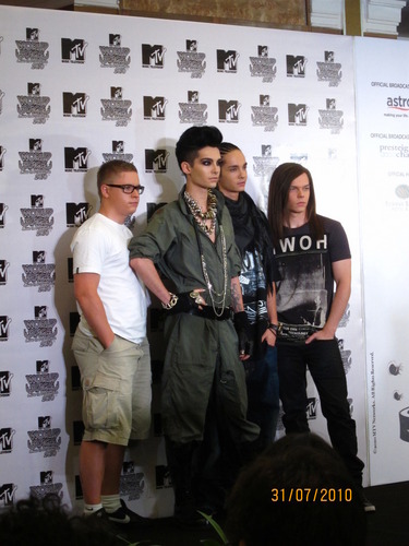  Tokio Hotel - Press Conference - एमटीवी World Stage Malaysia 2010