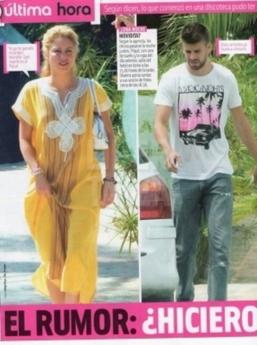  According to Spanish magazine, Shakira and Gerard spent two nights together in a hotel room