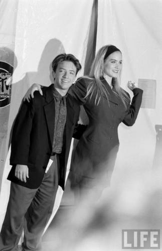  Actors David Faustino and Christina Applegate in August 1990 (3)
