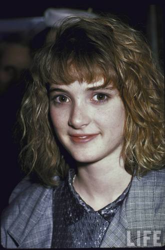 Actress Winona Ryder in 1986