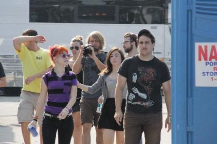  Backstage at the Radio 104.5 BBQ with Paramore