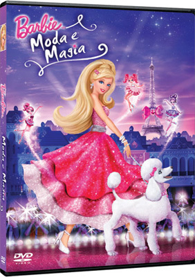  barbie A Fashion Fairytale Spanish DVD cover