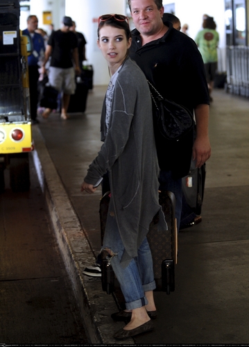  Emma arriving at LAX airport
