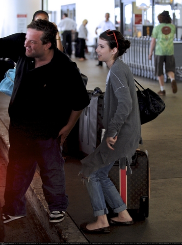  Emma arriving at LAX airport