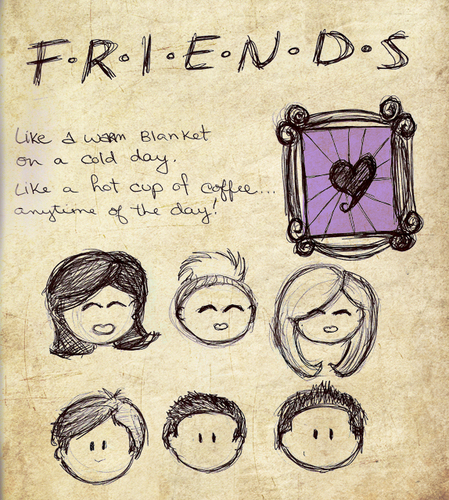  دوستوں Drawing