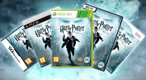  Harry Potter and the Deathly Hallows Nintendo, PS3, XBOX, DVD, and Wii covers.